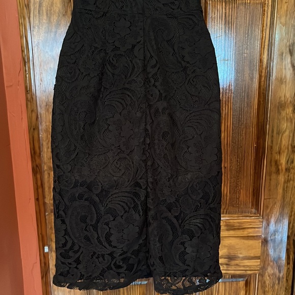 NWT Black Lace Dress - Picture 7 of 10